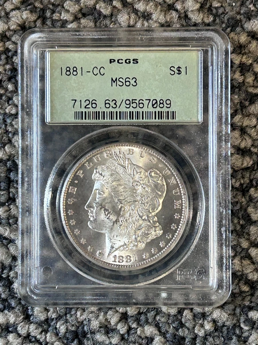 MS 63 Graded 1881 Year Morgan US Dollars (1878-1921) for sale | eBay