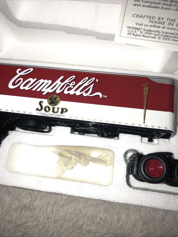 MATCHBOX DINKY DYM38337 PETERBILT 1939 CAMPBELL'S SOUP 1:43 Boxed USA - Image 3 of 4