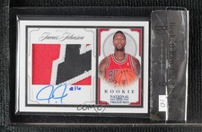 2009-10 Playoff National Treasures Rookie 3/5 James Johnson #215 Patch Auto 3c7
