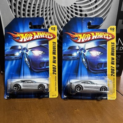(2) Hotwheels Chevy Camaro Concept 2007 New Model Read Description