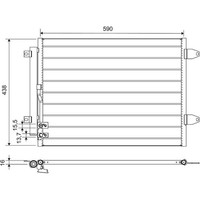 Valeo 812749 Kondensator Klimaanlage FüR VW Passat B7 357 362 365 3C2 3C5 358