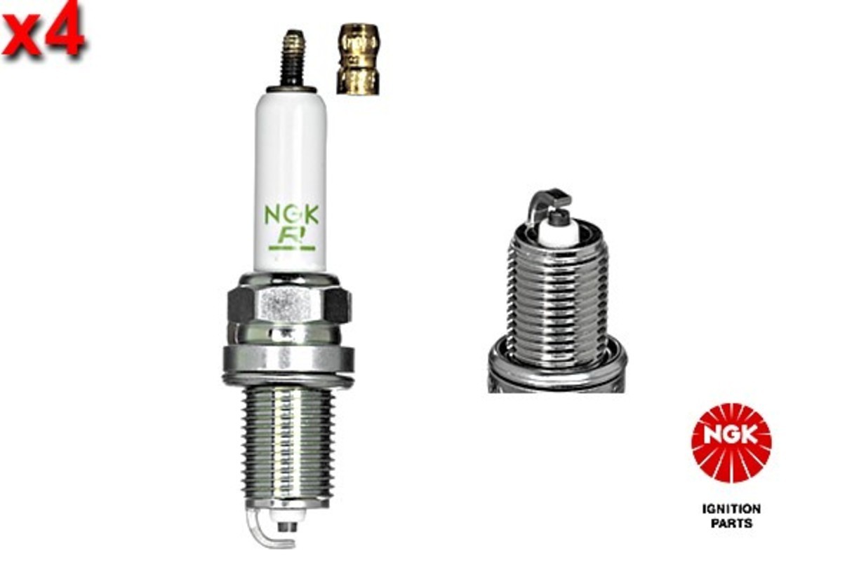 NGK 4x Spark Plug For MERCEDES W169 W245 04-12 0041593003