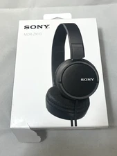 Sony ZX Series Wired On-Ear Headphones, Black MDR-ZX110