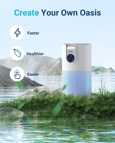 Purificatori d'Aria per Casa Grande Stanza fino a 1500ft² con Aromaterapia, HEPA Air P... - Foto 6 di 9