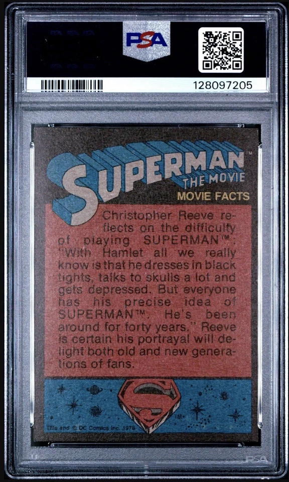 Superman The Movie 1978 Topps PSA Graded🔥RARE🔥 - Image 2 of 3