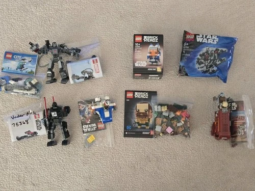 Lego Set lot Used And New- Star Wars, Brickheadz, City, Microfighters, Mechs