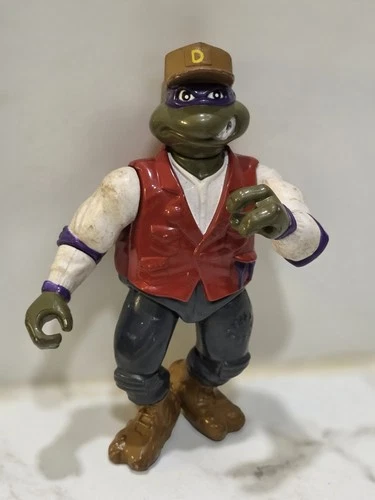 VINTAGE PLAYMATES TMNT Farmer Donatello Figure No Pipe