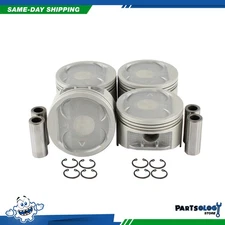 DNJ P708 Std. Complete Piston Set For 90-96 Subaru Impreza Legacy 2.2L SOHC