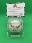 Bill Buckner Autographed Rawlings Major League Baseball w/ COA & Case