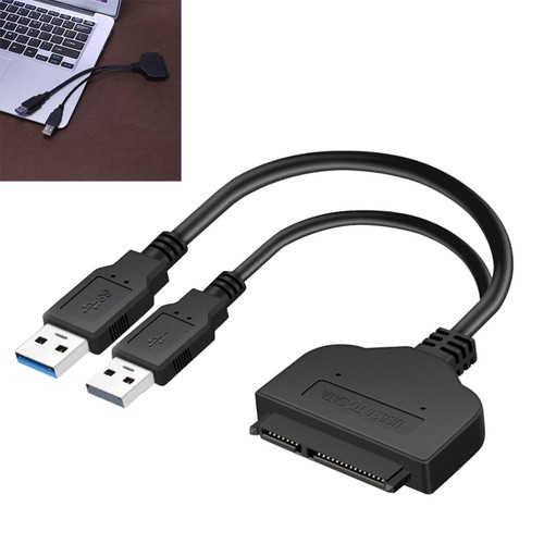 2 In Zu USB -Kabel Datenübertragungskonverter Externer Festplattenadapter