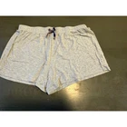 J+B Heather Gray Modal Spandex Pajama Shorts Elastic Waist Lounge Sleepwear S