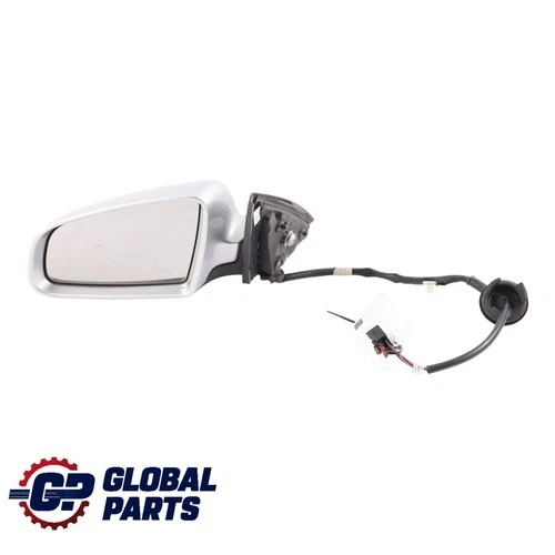 Audi A6 C6 Wing Mirror Door Left N/S Light Silver Metallic - Y7W 4F2858531J