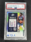 2020-21 Contenders Optic Anthony Edwards #137 Variation Silver Auto RC PSA 9 MT