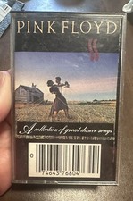 PINK FLOYD A COLLECTION OF GREAT DANCE SONGS Cassette Tape 1981 Compilation Rare