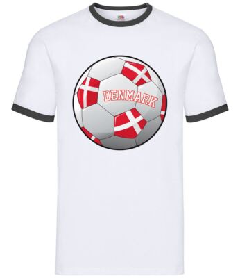 Dänemark Fußball Flagge - Herren Ringer - Danish Flags World Cup Soccer