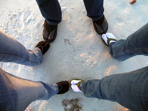 Dickere sportliche oder lässige schwarze Flip-Flop Tabi Baumwollmischung Söckchen mit V-Zehe - Bild 3 von 5
