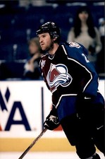 PF43 2001 Original Photo STEPHANE YELLE COLORADO AVALANCHE NHL ICE HOCKEY CENTER