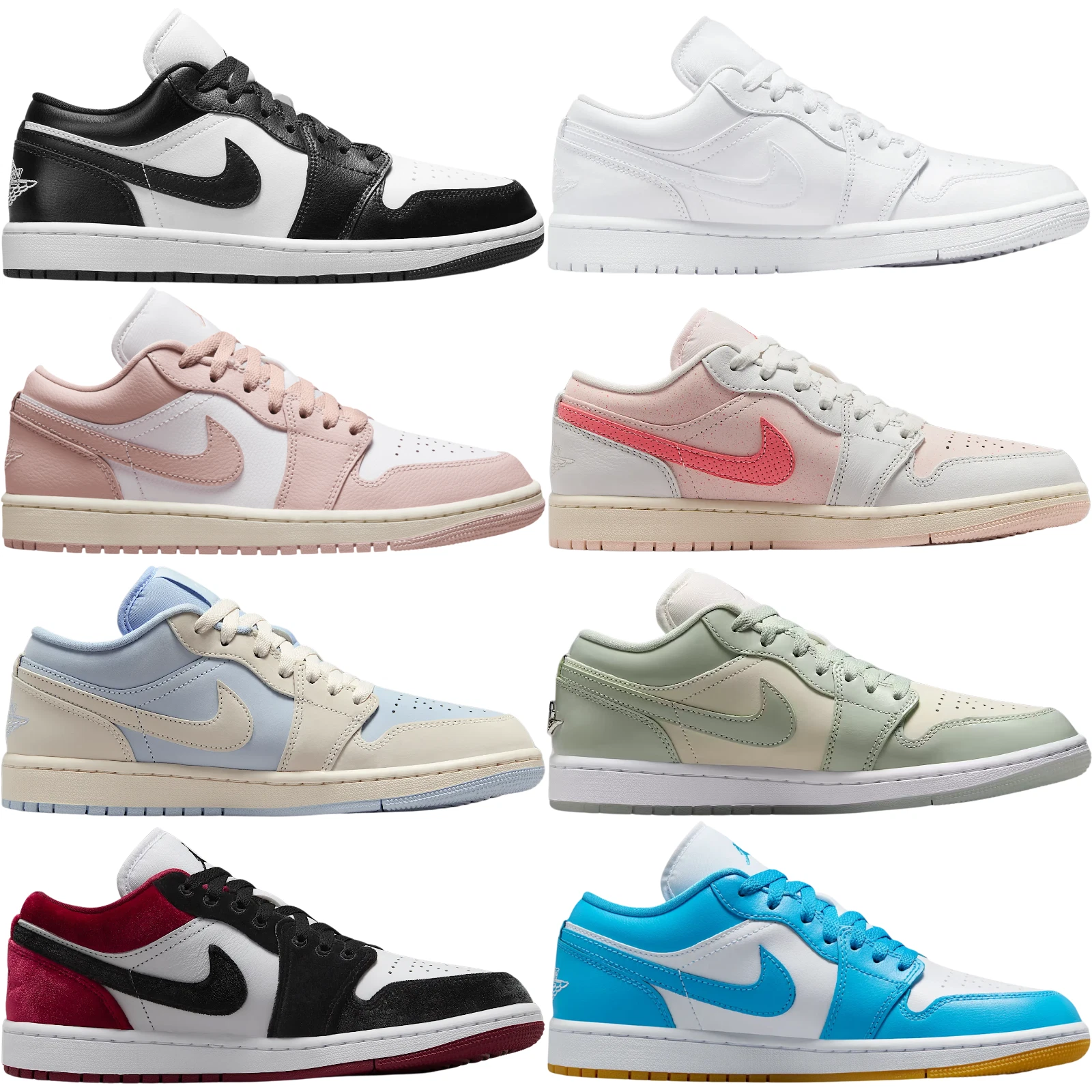 NEW Nike AIR JORDAN 1 LOW RETRO Women's Casual Shoes ALL NEW Nike AIR JORDAN 1 LOW RETRO Women's Casual Shoes ALL