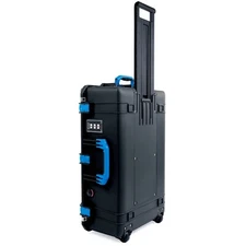 Black & Blue Pelican 1595 Air case, empty.  With wheels.