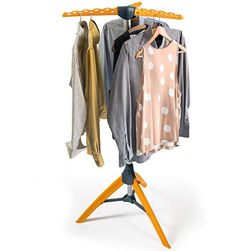 Tatkraft Palm Sturdy Foldable Clothes Airer, Hangaway Clothes Hanger Stand,  Max