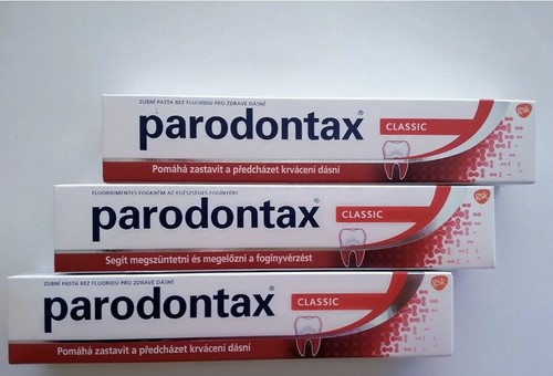 Parodontax Classic Zahnpasta fluoridfrei 75ml, 3er Pack 3x 75ml