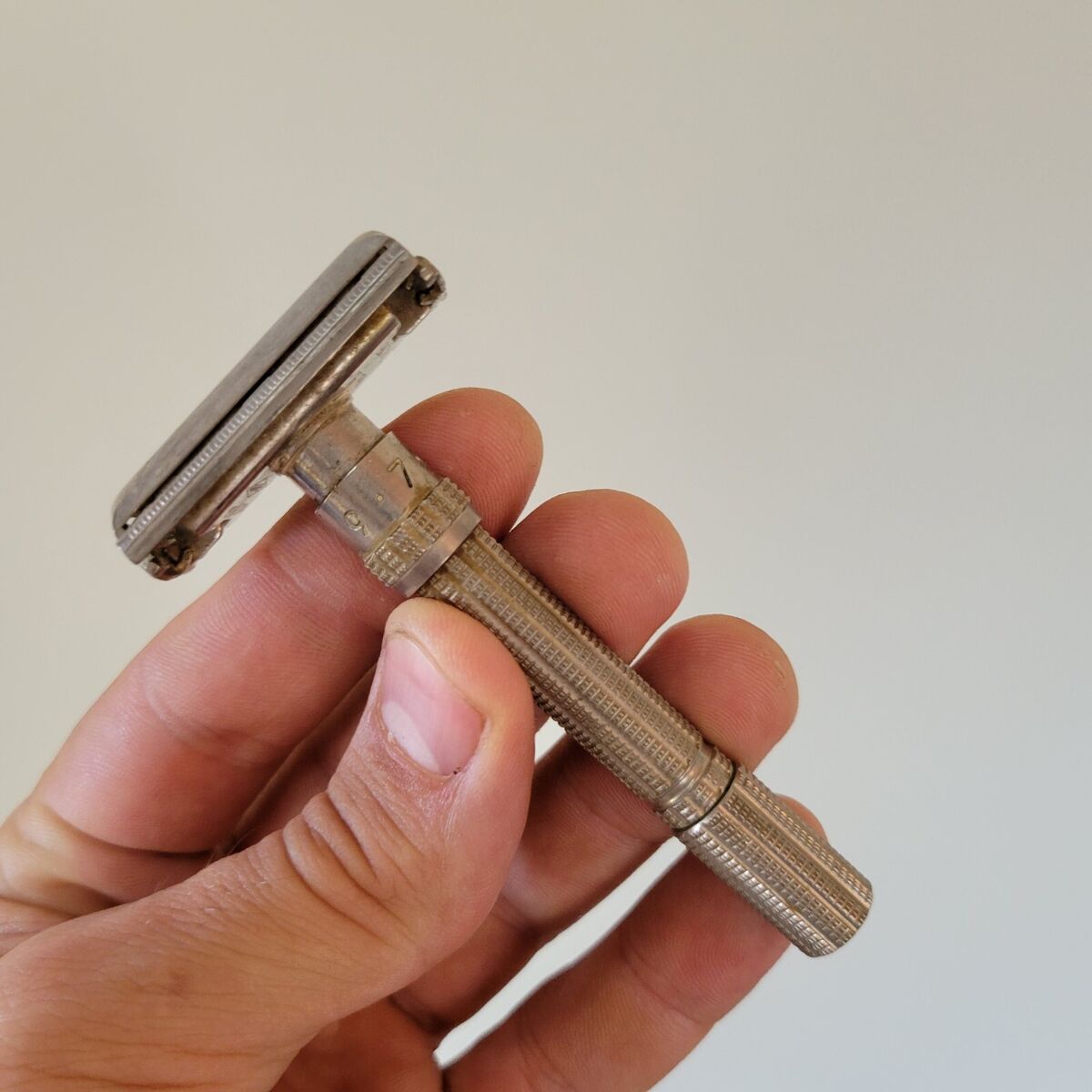 Vintage 1963 Gillette Slim Adjustable 1-9 DE TTO Safety Vintage 1963 Gillette Slim Adjustable 1-9 DE TTO Safety