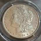 1884 O Morgan Silver Dollar PCGS MS62