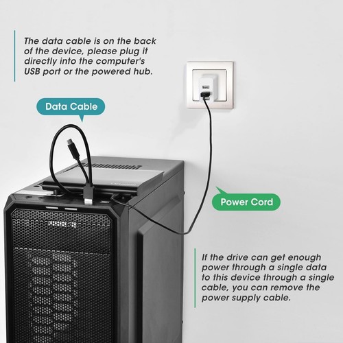 Lector De CD DVD Óptica Externo USB 3.0 Con Cable Para Windows y Mac Externo Nuevo - Imagen 4 de 8