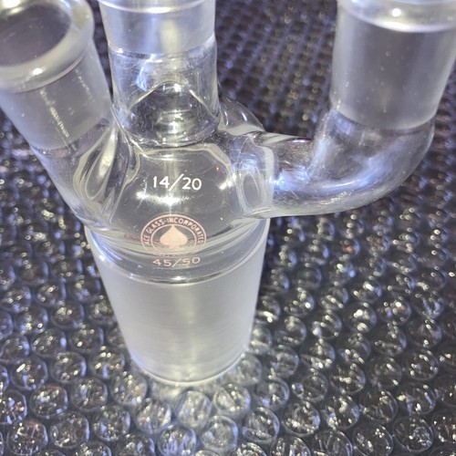 Ace Glass 45/50 Mini-Lab Flask Head 9443-10 9448 9451 9456 19/38 14/20 Reactor - Picture 4 of 8
