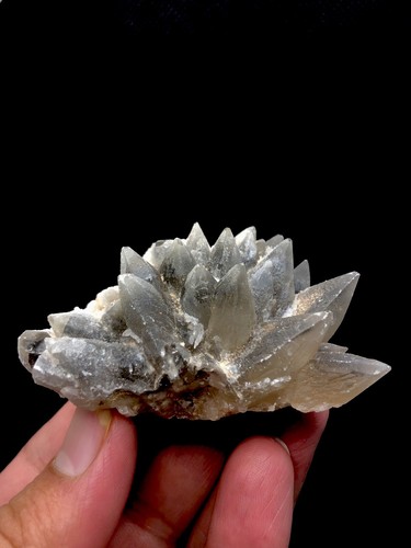 Grappolo Cristalli Terminati Calcite Dente di Cane Bellissimo E Naturale dal Pakistan - Foto 3 di 5
