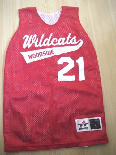 NEW YOUTH M 10 12 Red White ALLESON Reversible MESH Basketball TANK Top TEAM 1 - Picture 1 of 5