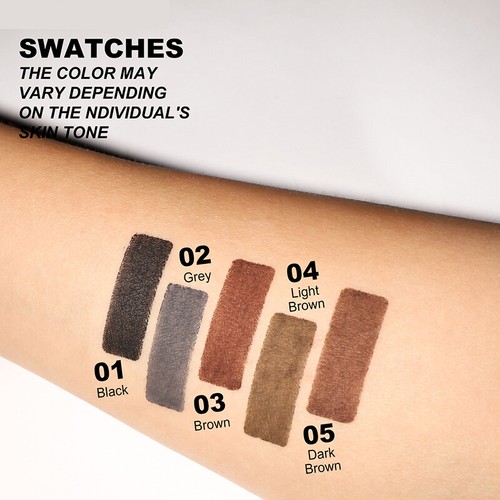 Double-end Waterproof Eyeliner Eyebrow Pencil Pen Brush Makeup Tools Silky CA - Picture 6 of 15