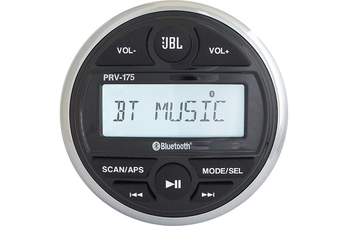 JBL PRV-175 Gauge Style Marine digital media receiver with built
