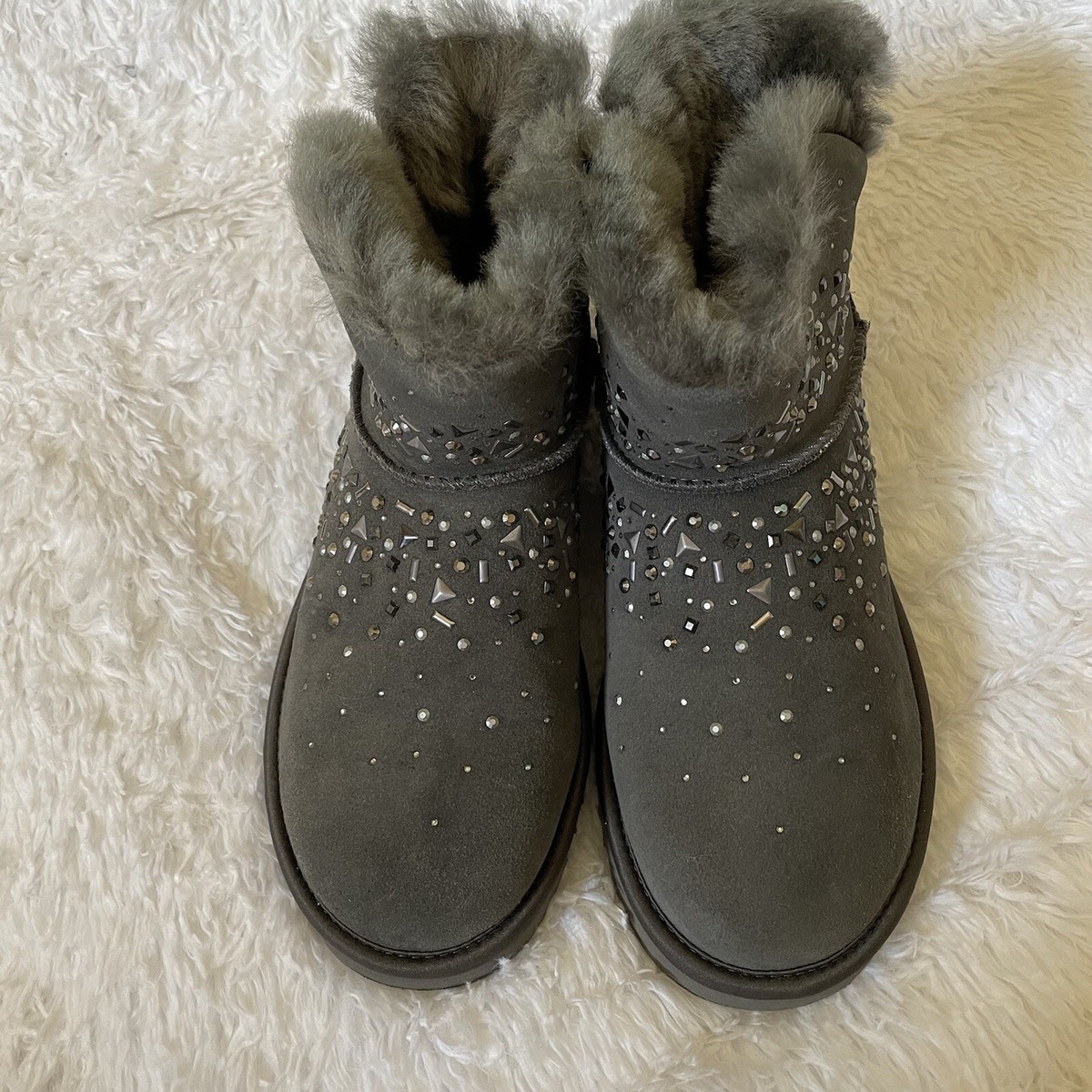 Classic Bling Mini Stiefel UGG CLASSIC GALAXY BLING MINI ANTHRAZIT