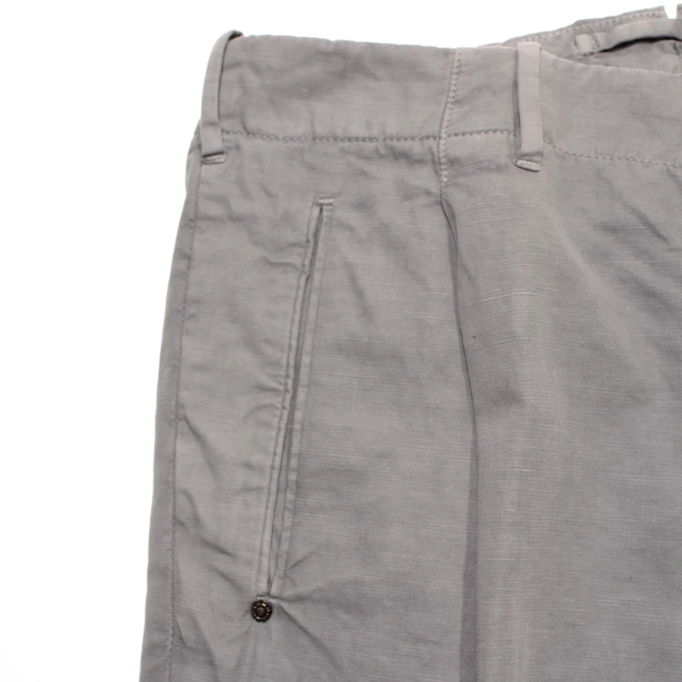 Pantalones chinos/informales Incotex nuevos con etiquetas talla 44 (US 28) calce ajustado en mezcla de algodón gris Foto 3 de 4