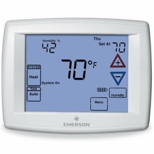 White-Rodgers 1F95-1291 Prog Touchscreen Thermostat 4H/2C