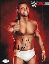 BO DALLAS signed (WWE) Wrestling Smackdown Raw 8X10 photo ACOA SD18823