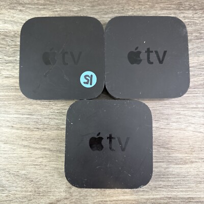 Lot Of 3 Apple TV (3rd Gen) HD Media Streamer A1469