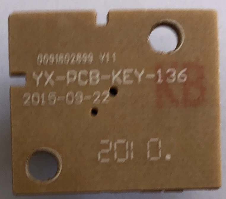 YX-PCB-KEY-136 BUTTON UNIT FOR TV "50 SHARP 50BL3KA And Others - Image 2 of 2