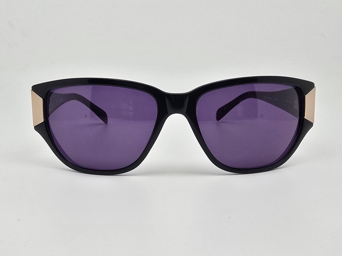 Guess GU7053 SBLK-3 Gloss Black Silver Frame Grey Lens Sunglasses w/ Case 58mm Guess GU7873/S 01B Sunglasses - US main image 4