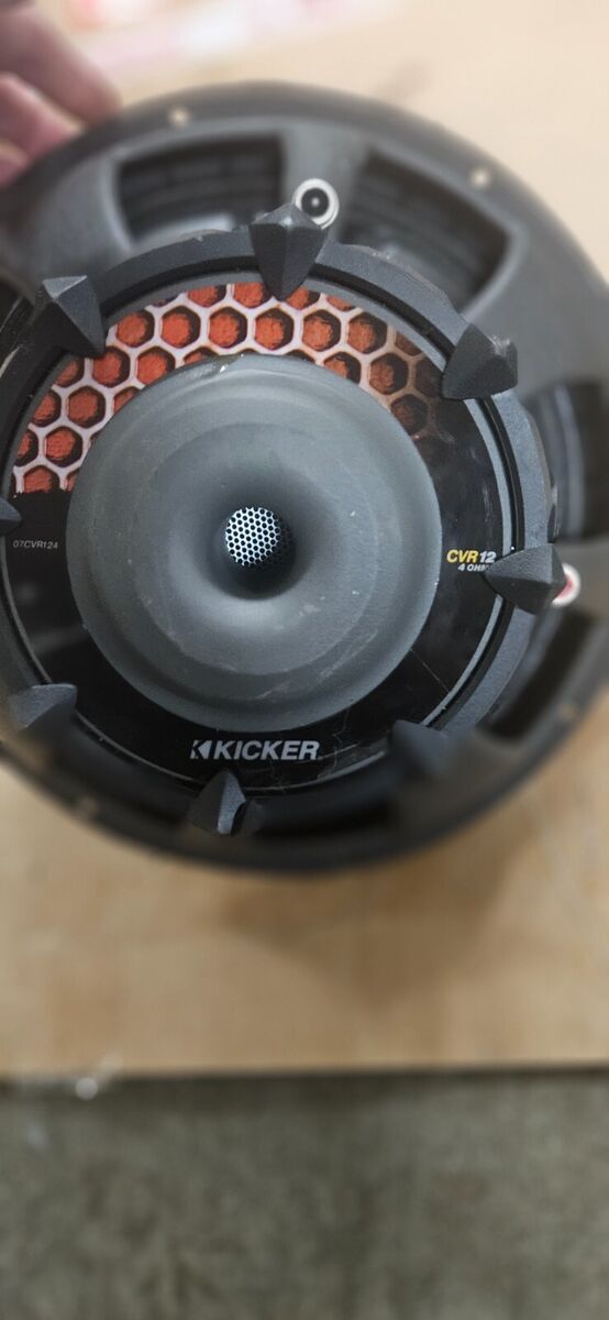KICKER 07CVR124 12 inch One Way Car Subwoofer for sale KICKER 07CVR124 12 inch One Way Car Subwoofer for sale