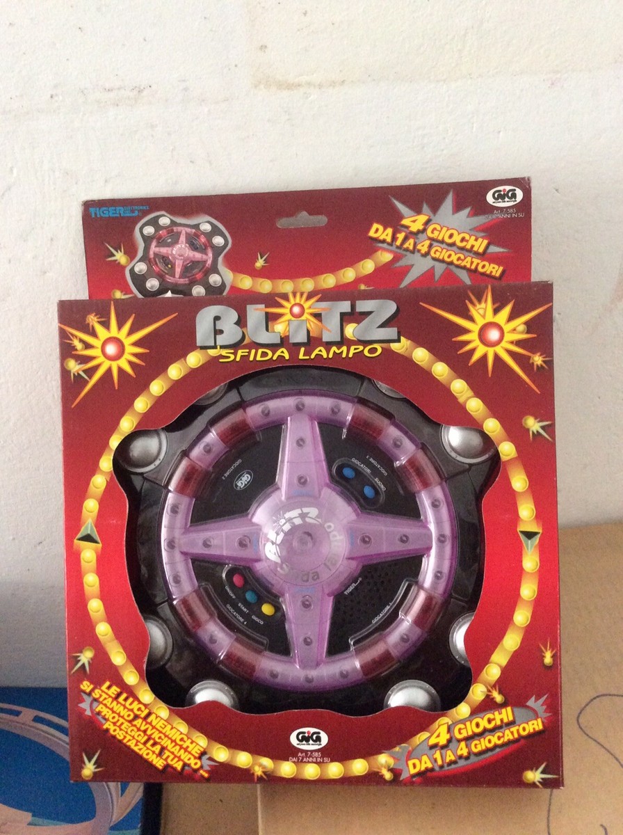 Rarissimo gioco Gig Tiger Blitz Sfida Lampo 1997 nuovo da