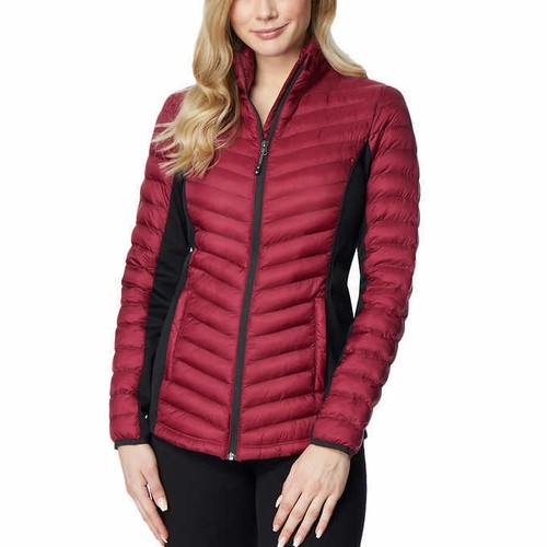 ladies mixed media jacket