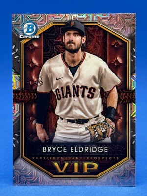 2025 Bowman Chrome Mega Box Bryce Eldridge Mojo Refractor VIP Insert #VIP-5