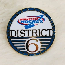 Minnesota Hockey District 6 Enamel Lapel Pin