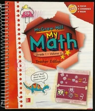 1st - MY MATH - TEACHER'S EDITION  (Vol. 2)  (2014, McGraw-Hill)