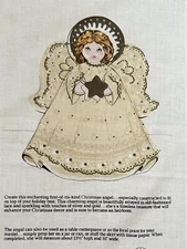 Cranston Cut & Sew Fabric Panel Christmas Angel Tree Topper or Centerpiece