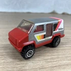 Vintage TONKA 1978 Mites Diecast Steel Off-Road Ford Van Vehicle Silver/Red USA