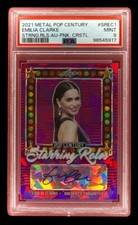 2021 Metal Pop Century Emilia Clarke Starring Roles Auto Pink #/3 PSA 9 POP 1