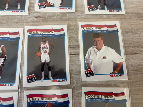 1991-92 NBA Hoops Set McDonald's USA Dream Team - All 12 cards w/Michael Jordan! - Picture 4 of 7